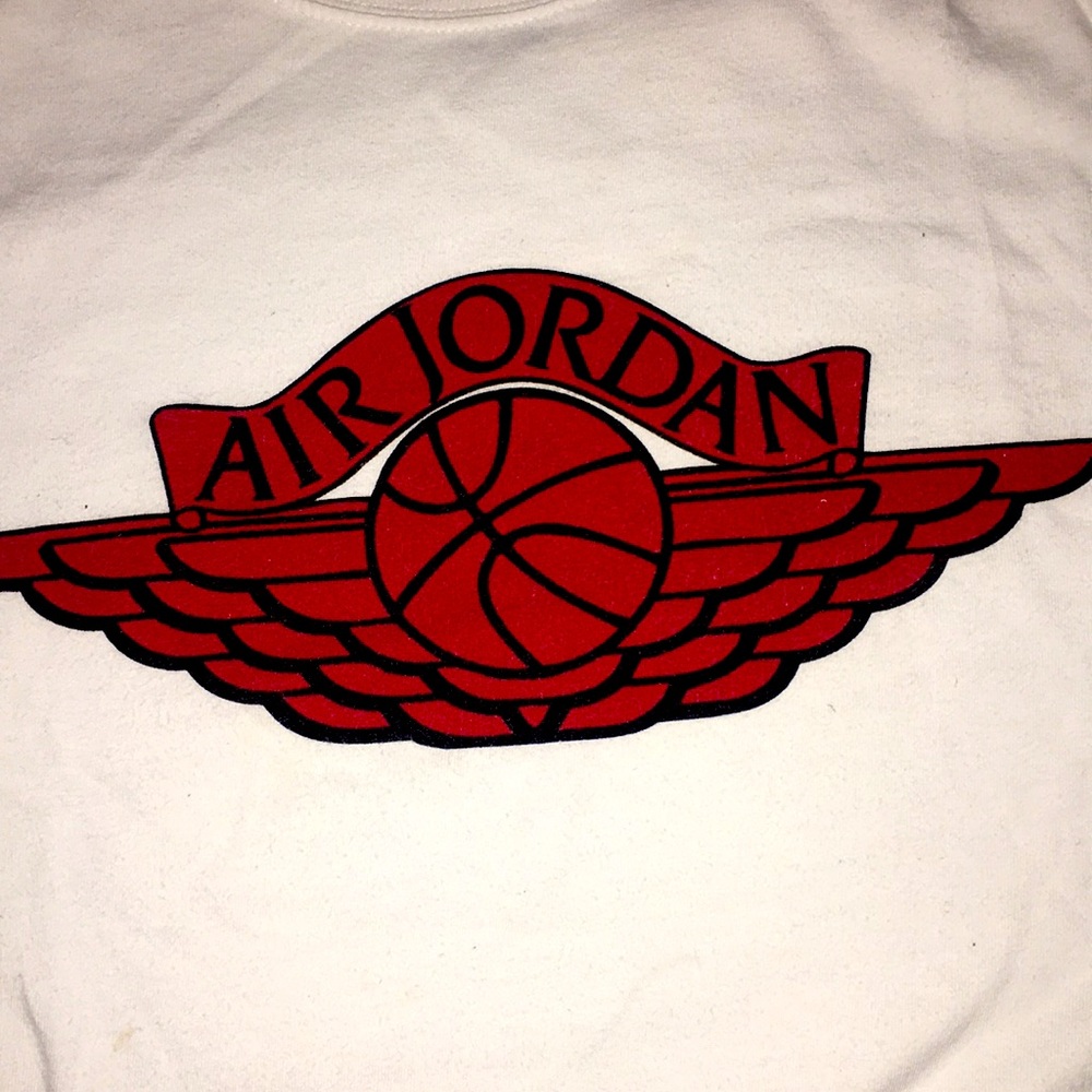 Air Jordan white tee